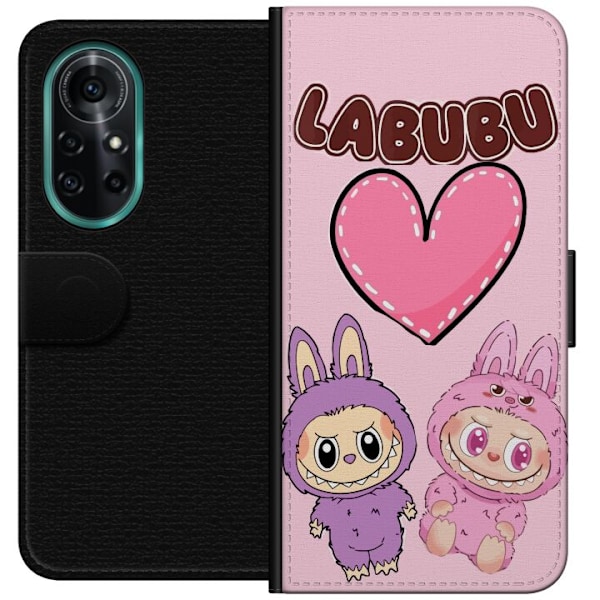 Huawei nova 8 Pro Tegnebogsetui Labubu Pink Monster