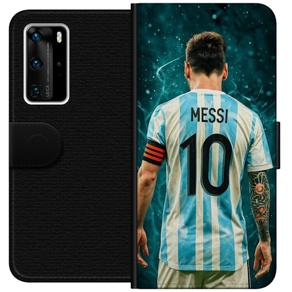 Huawei P40 Pro Tegnebogsetui Messi
