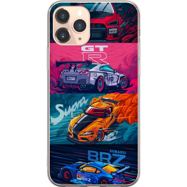 Apple iPhone 11 Pro Gennemsigtig cover Subaru Racing