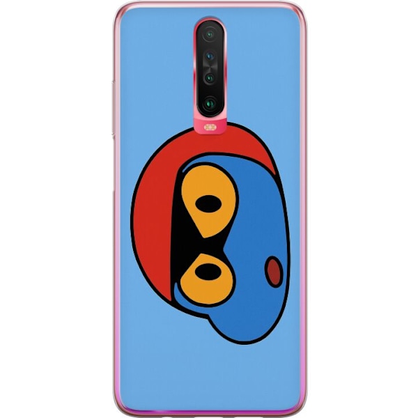 Xiaomi Redmi K30 Genomskinligt Skal Bold Bot Head