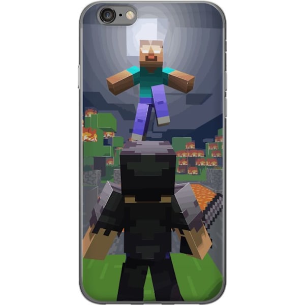 Apple iPhone 6 Läpinäkyvä kuori Minecraft