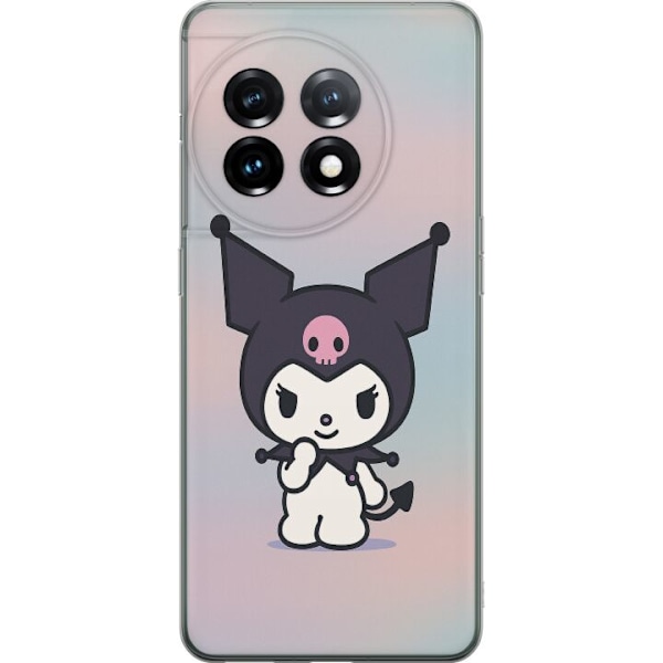 OnePlus 11 Genomskinligt Skal Kawaii Sanrio Kuromi