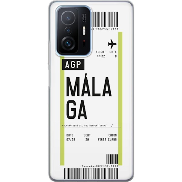Xiaomi 11T Pro Genomskinligt Skal Malaga