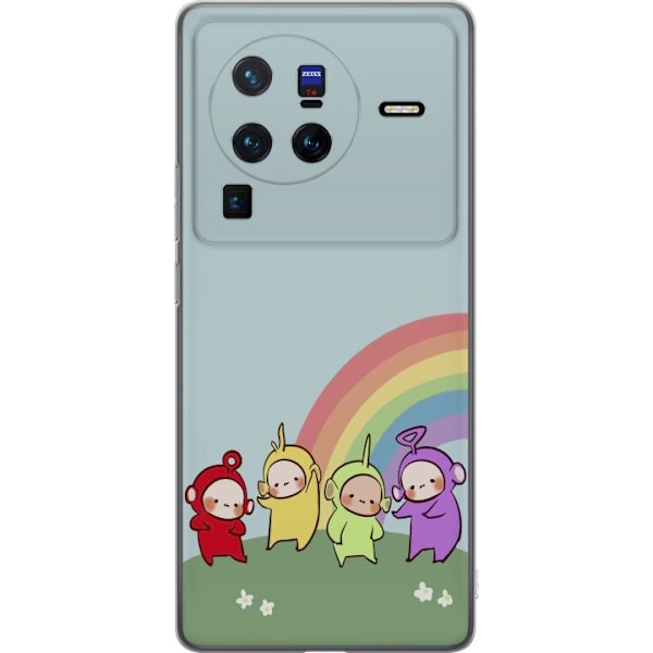 vivo X80 Pro Läpinäkyvä kuori Teletubbies