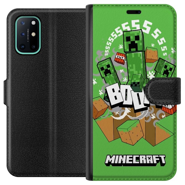 OnePlus 8T Tegnebogsetui Minecraft Boom