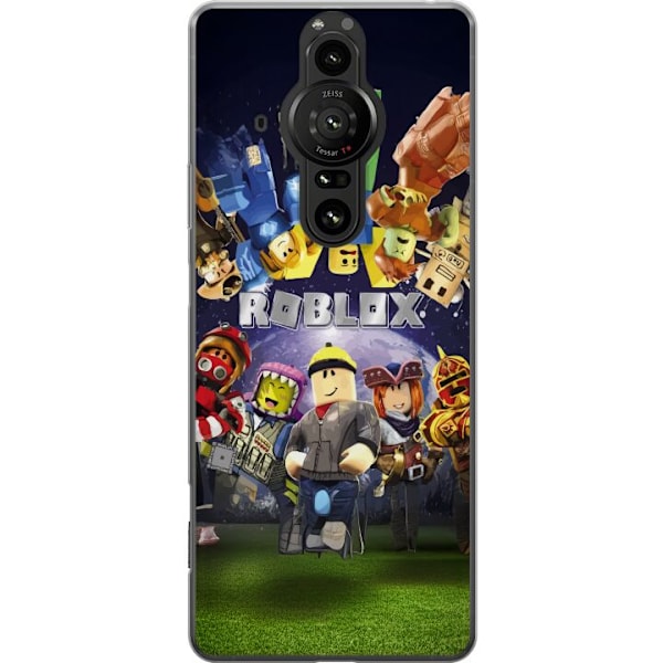 Sony Xperia Pro-I Läpinäkyvä kuori Roblox Maailma - Pelaamisseikkailu Lapsille ja Nuorille