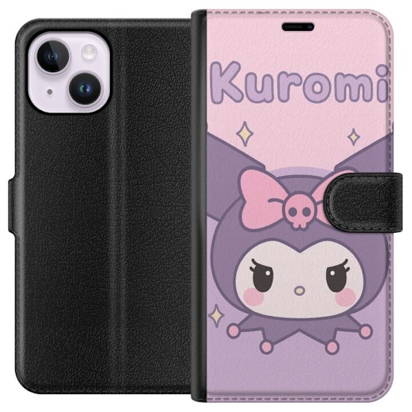 Apple iPhone 15 Plus Tegnebogsetui Kuromi Kawaii