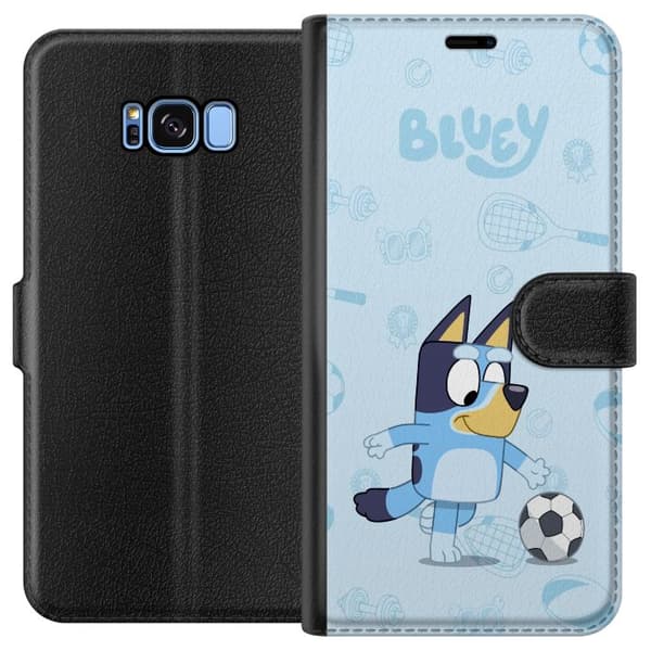 Kompatibel Tegnebogsetui til Samsung Galaxy S8 Bluey