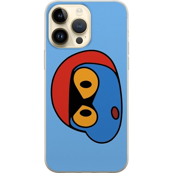 Apple iPhone 14 Pro Max Läpinäkyvä kuori Bold Bot Head