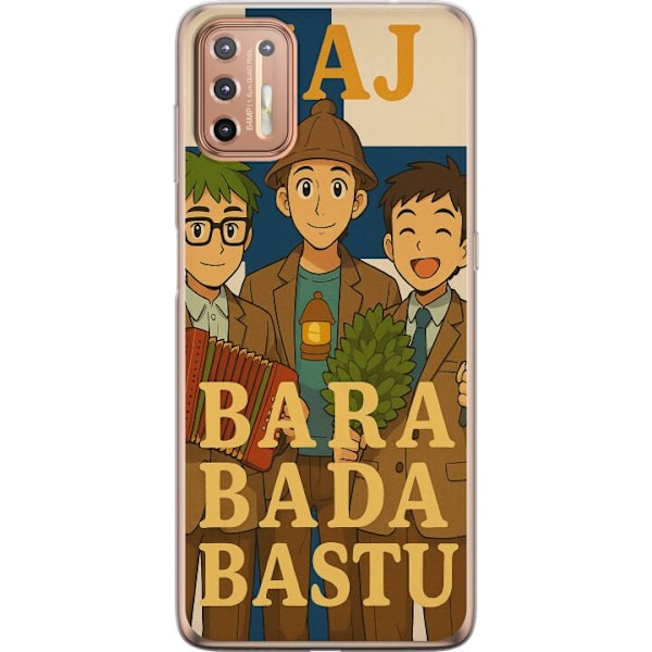Motorola Moto G9 Plus Gjennomsiktig deksel Bare ta en badstu K