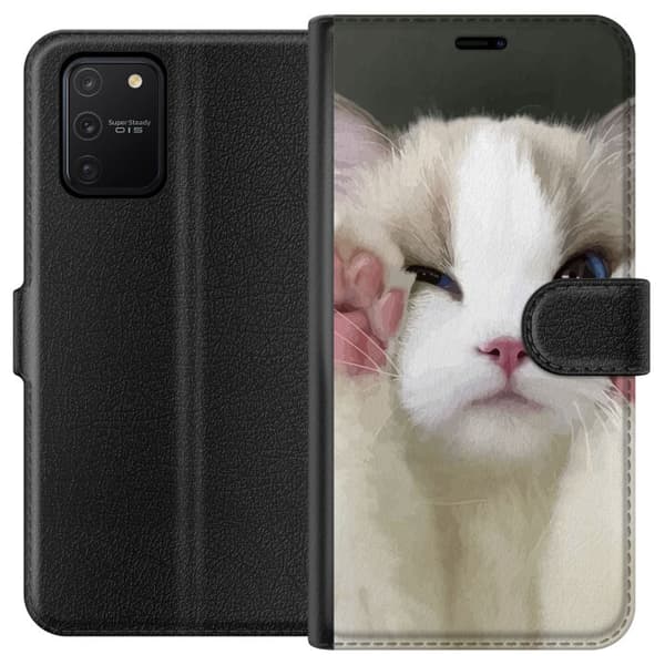 Kompatibel Tegnebogsetui til Samsung Galaxy S10 Lite Kat