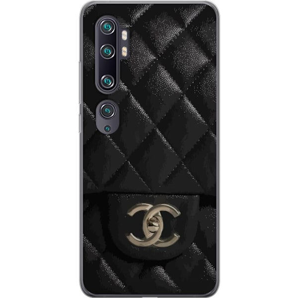 Xiaomi Mi Note 10 Genomskinligt Skal Chanel Black