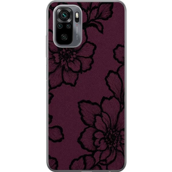 Kompatibelt Mobilskal till Xiaomi Redmi Note 10 Blackberry Bloom lila