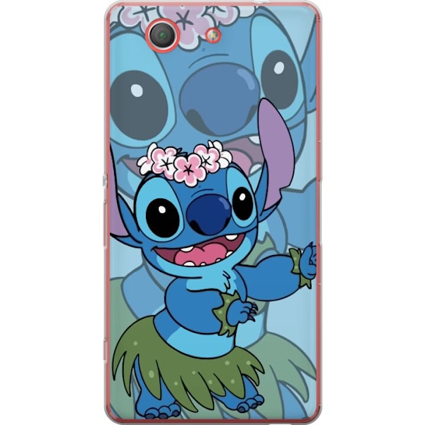 Sony Xperia Z3 Compact Genomskinligt Skal Stitch under Stjärnorna – Magisk Anime-stil