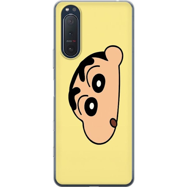 Sony Xperia 5 II Gennemsigtig cover Peeking Shinchan
