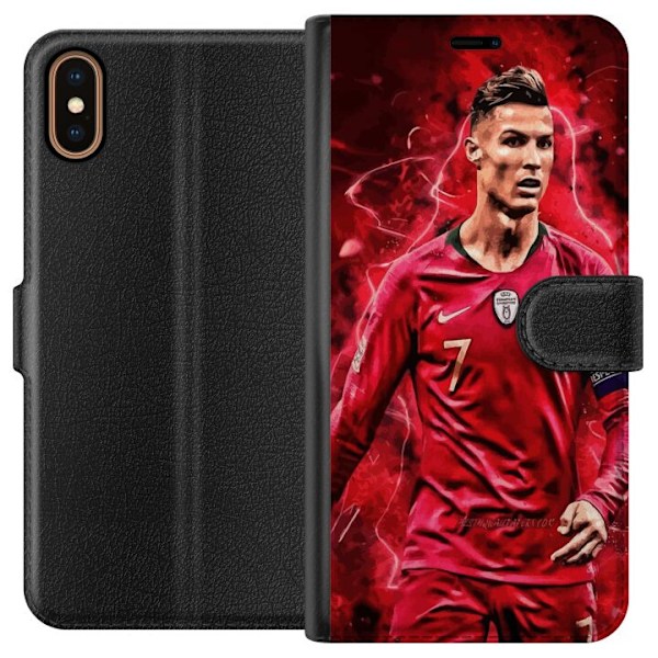 Apple iPhone X Lommeboketui Ronaldo Ferdigheter - CR7 Design f