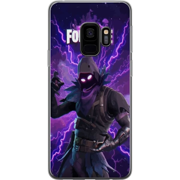 Samsung Galaxy S9 Gjennomsiktig deksel Fortnite Raven