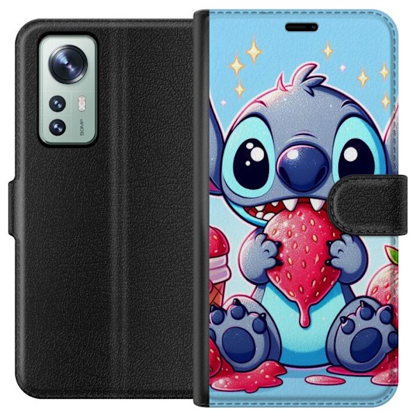 Xiaomi 12 Lompakkokotelo Strawberry Stitch