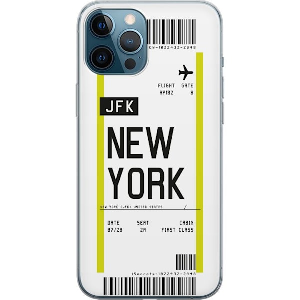 Apple iPhone 12 Pro Max Läpinäkyvä kuori New York