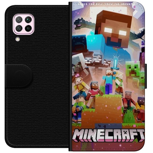 Huawei P40 lite Plånboksfodral Minecraft