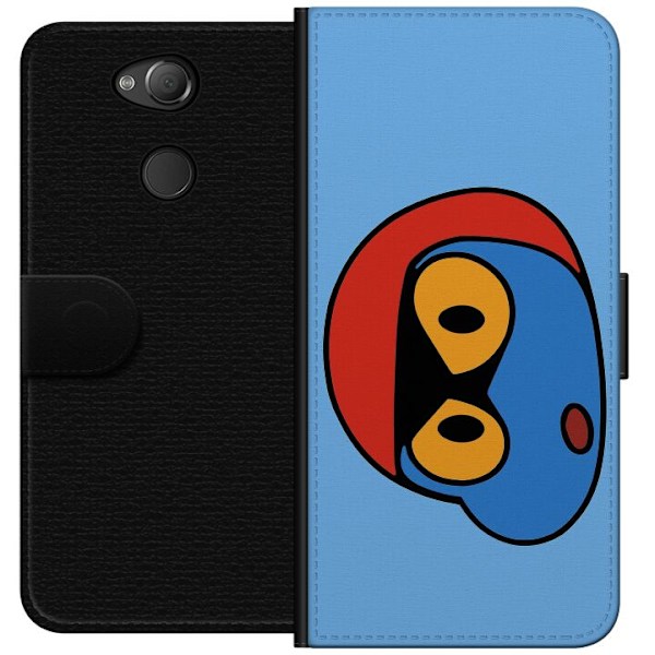 Sony Xperia XA2 Lompakkokotelo Bold Bot Head