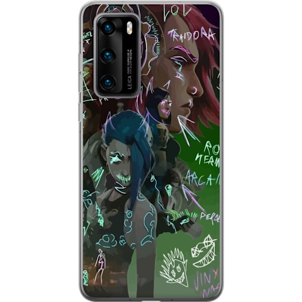 Huawei P40 Läpinäkyvä kuori League of Legends