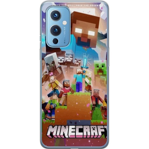 OnePlus 9 Läpinäkyvä kuori Minecraft