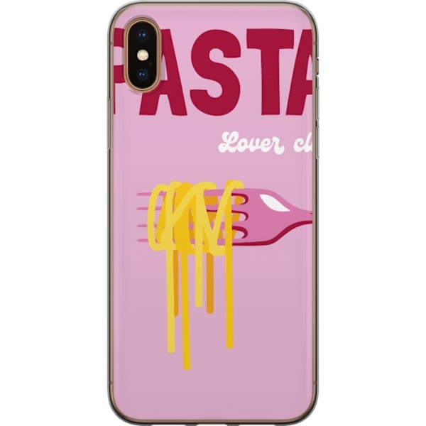 Apple iPhone XS Gennemsigtig cover Pasta Klub