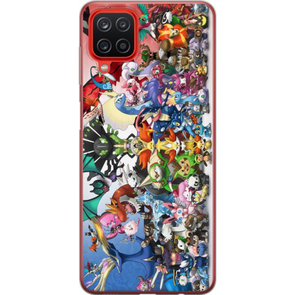Samsung Galaxy A12 Gennemsigtig cover Pokemon