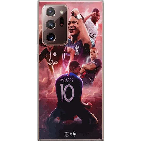 Samsung Galaxy Note20 Ultra Genomskinligt Skal Kylian Mbappé