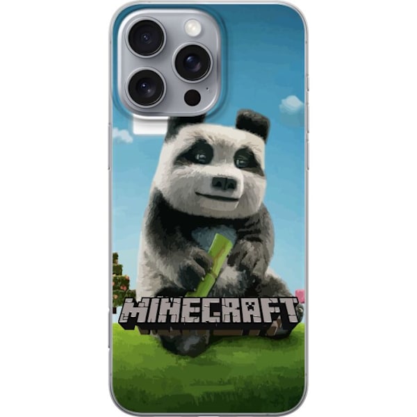 Apple iPhone 16 Pro Max Gennemsigtig cover A Minecraft Movie