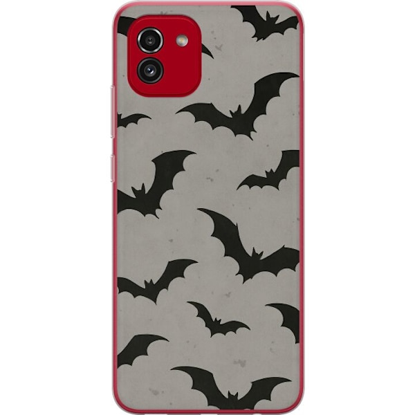 Samsung Galaxy A03 Gennemsigtig cover Flutterprint