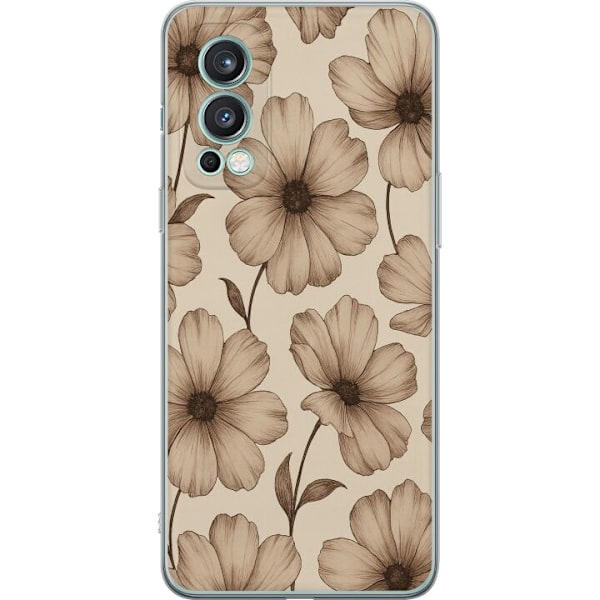OnePlus Nord 2 5G Genomskinligt Skal Pastel Rush