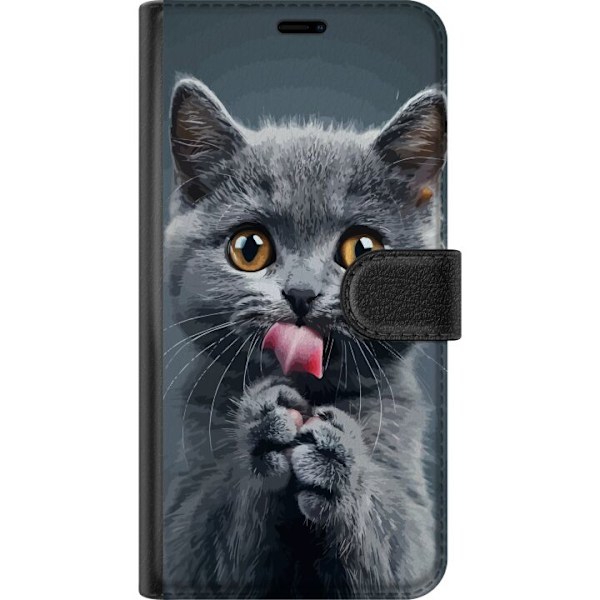 Samsung Galaxy A15 5G Plånboksfodral Katt
