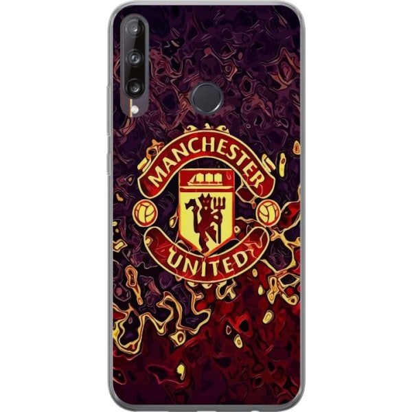 Huawei P40 lite E Gjennomsiktig deksel Manchester United