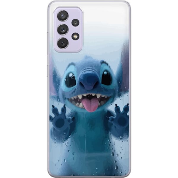 Samsung Galaxy A52s 5G Genomskinligt Skal Stitch Window View – Stitch vid ett fönster i söt stil
