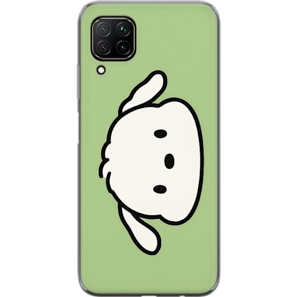 Huawei P40 lite Genomskinligt Skal Snoopy Flip