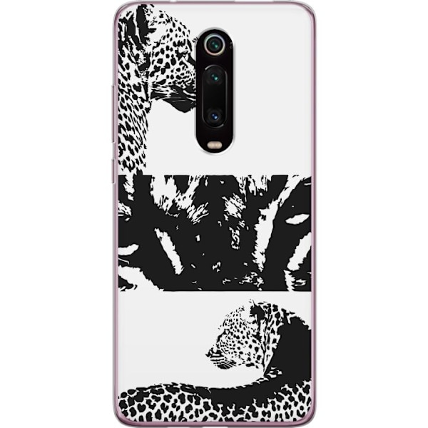 Xiaomi Mi 9T Pro  Läpinäkyvä kuori Leopard Faces