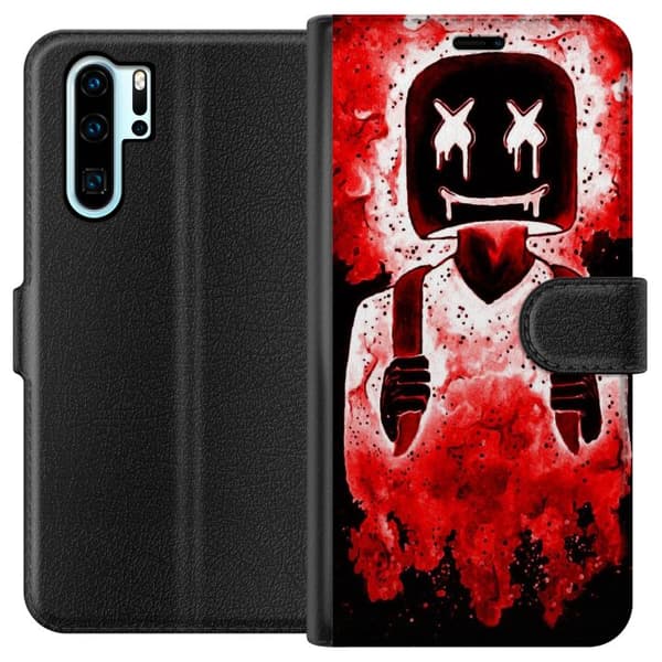 Kompatibelt Lommeboketui til Huawei P30 Pro Fortnite Marshmello