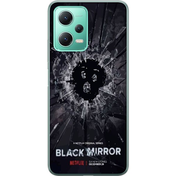 Xiaomi Redmi Note 12 Gennemsigtig cover Black Mirror Sci-Fi Ne