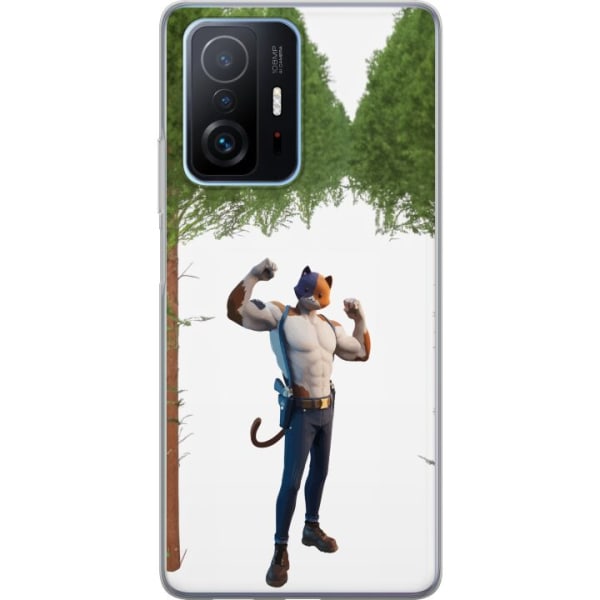 Xiaomi 11T Gennemsigtig cover Fortnite - Meowscles