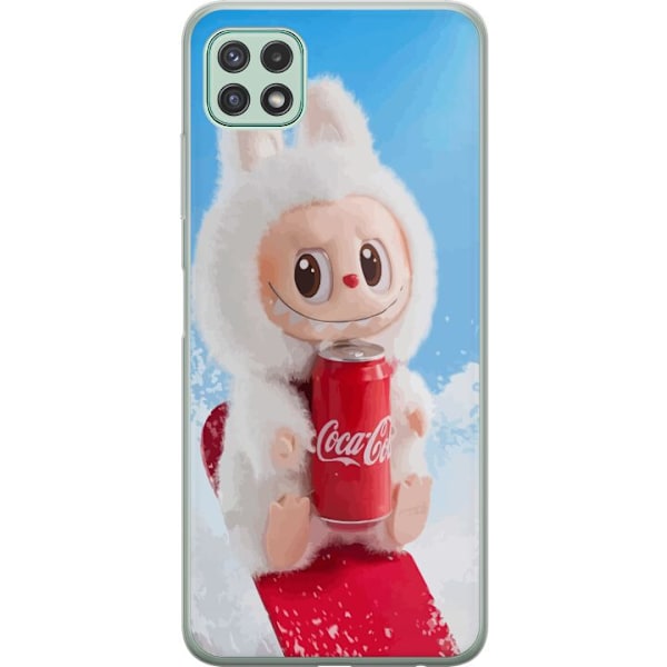 Samsung Galaxy A22 5G Läpinäkyvä kuori Labubu Summer Editio