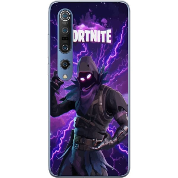 Xiaomi Mi 10 Pro 5G Genomskinligt Skal Fortnite Raven – Mör