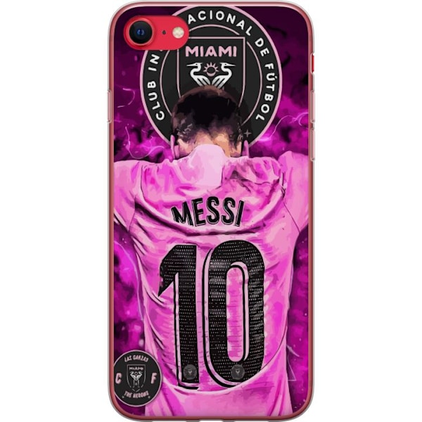 Apple iPhone SE (2022) Läpinäkyvä kuori Messi