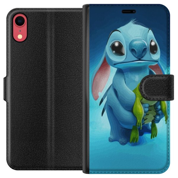 Apple iPhone XR Tegnebogsetui Stitch og frøen