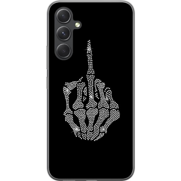 Samsung Galaxy S25+ Genomskinligt Skal Fuck You Bling