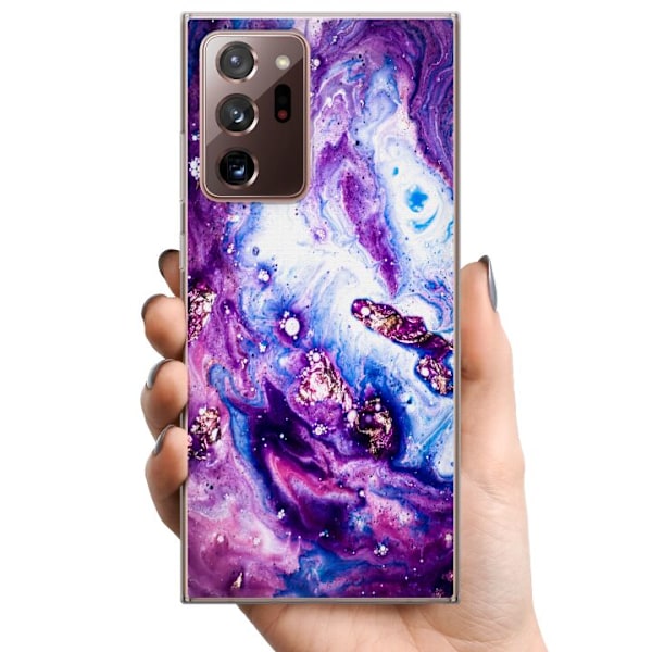 Samsung Galaxy Note20 Ultra TPU Mobildeksel Galaksen Marmor