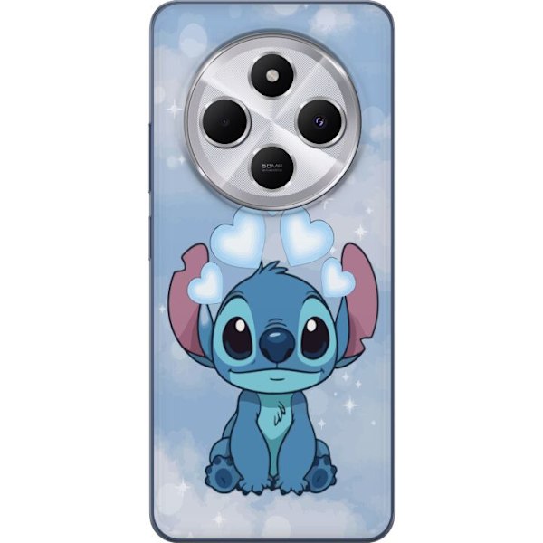 Xiaomi Redmi 14C Läpinäkyvä kuori Stitch Hyppäävä Ilo -