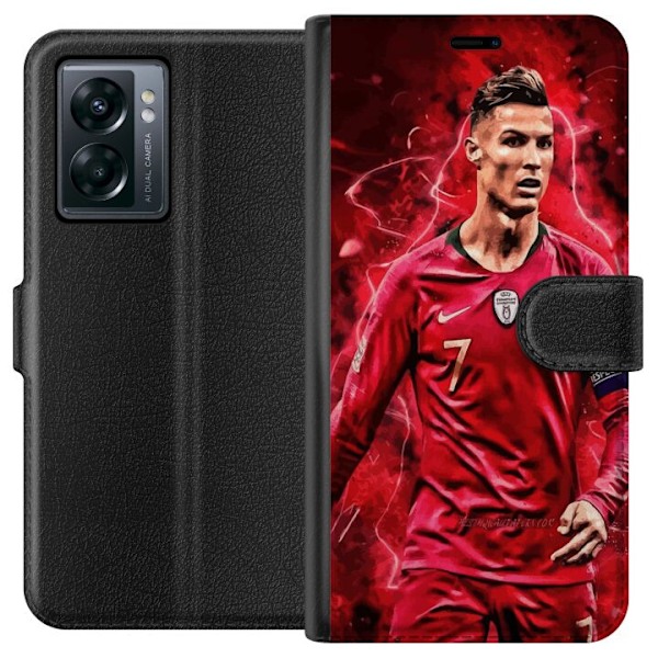 OnePlus Nord N300 Plånboksfodral Ronaldo Skills – CR7 Design för Äkta Supporters
