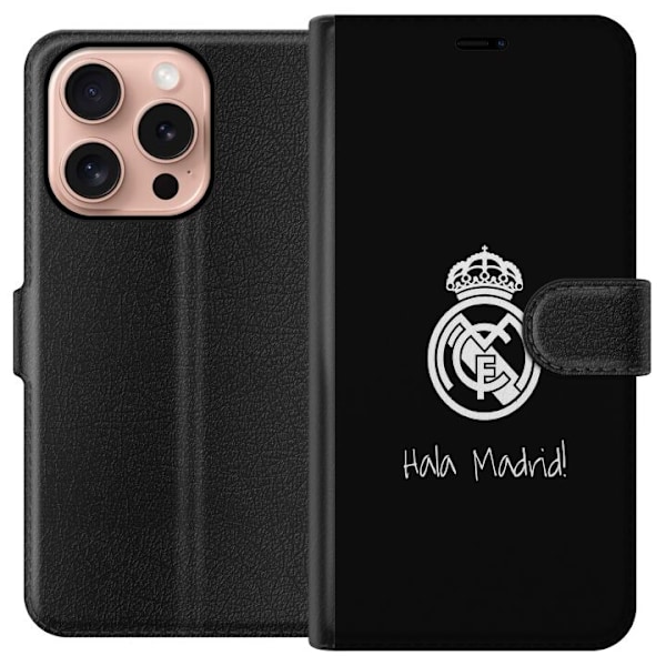 Apple iPhone 16 Pro Lompakkokotelo Real Madrid